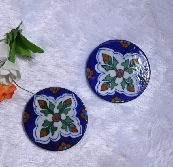 Handpainted Tea Coaster pair