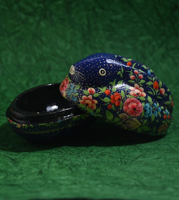 Kashmiri Paper Mache Ring Box - Image 2
