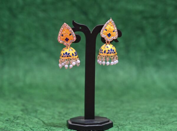 Premium Meenakari Zhumka Earrings