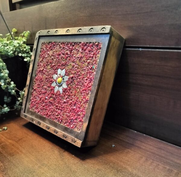 Handmade Gemstone Crushwork  Box - Image 2