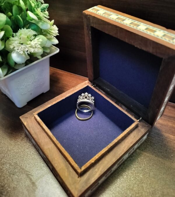 Handmade Wooden Box ( 3 inch) - Image 4