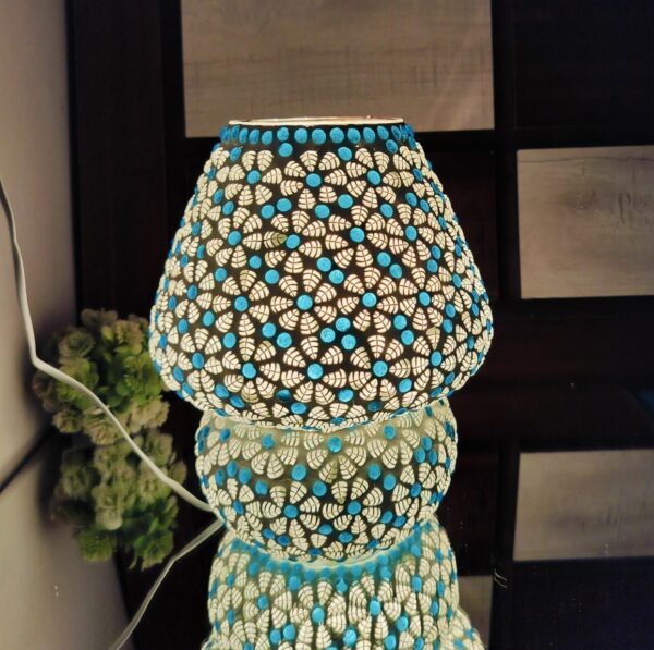 Handmade 9 inch  Mozaic Table Lamp
